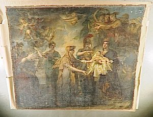 La naissance de Louis XIV, sujet allégorique