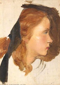 Girl's Head — Sir John Everett Millais