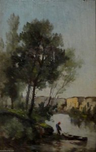 Le Pêcheur (the Fisherman) — Charles-françois Daubigny