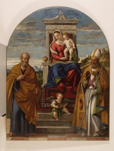 Virgin and Child with saints