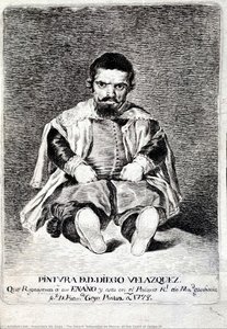 The Dwarf, Sebastián De Morra, At The Court Of Felipe Iv — Francisco José De Goya Y Lucientes