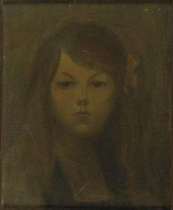 Portrait De Jeune Fille De Face — Theophile Alexandre Steinlen