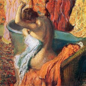 Seated Bather — Edgar Degas, Realism