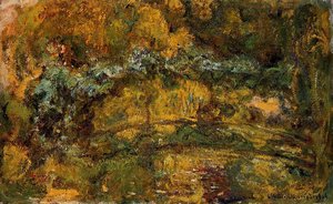 The Footbridge Over The Water-lily Pone — Claude Monet, Impressionist Painting