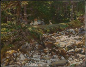 The Master And His Pupils — John Singer Sargent