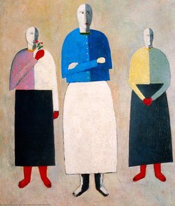 Three Girls — Kazimir Malevich