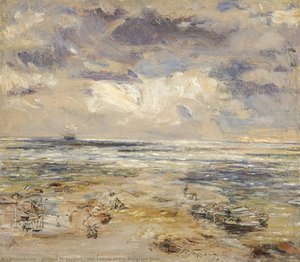 The Sailing Of The Emigrant Ship — William Mctaggart, Impressionism