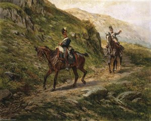A Glimpse of the Enemy, Peninsular War, c.1809