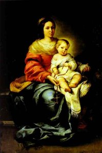 Madonna Of The Rosary — Bartolomé Esteban Murillo