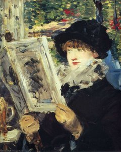 Woman Reading — Édouard Manet, Impressionism