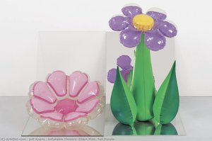 Inflatable Flowers (short Pink, Tall Purple) — Jeff Koons