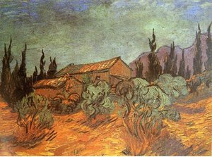 Wooden Sheds — Vincent Willem Van Gogh, Post-impressionism
