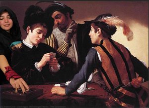 The Cardsharps — Caravaggio, Baroque