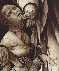 Heller Altarpiece (detail) — Matthias Grünewald