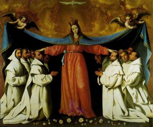 La Virgen De Los Cartujos — Francisco De Zurbarán, Baroque Dramatic Light