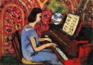 Woman At The Piano — Henri Matisse