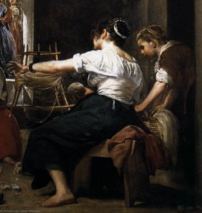The Fable Of Arachne (detail) — Diego Velázquez