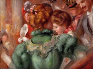 A Box In The Theater Des Varietes — Pierre-auguste Renoir