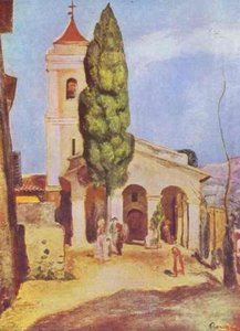 A Church At Cagnes — Pierre-auguste Renoir