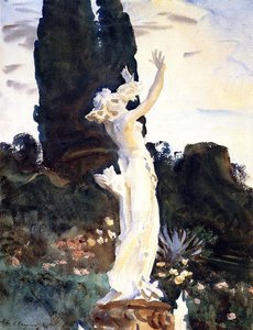 Statue Of Daphne — John Singer Sargent, Impressionism