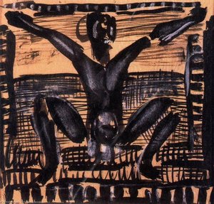 Project For The Reincarnation Of Father Ubu 1 — Georges Rouault, Movement: Impressionistic