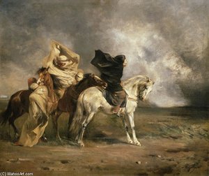 Rider Bunch In The Paying Sandstorm