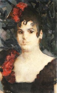 Portrait Of A T. Lyubatovich In Role Of Carmen — Mikhail Vrubel