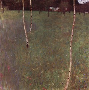 Farmhouses With Birch Trees — Gustav Klimt