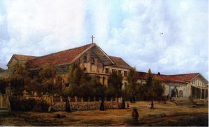 Mission Dolores And The Mansion House, San Francisco, Cal — Edwin Deakin