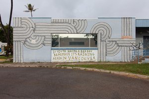 Pow! Wow! Hawaii 2012 - Rainy Vancouver Mural — Jeff Hamada, Aaron De La Cruz