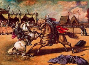 The Tournament — Giorgio De Chirico, Neo-baroque