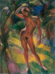 Standing Nude — Ödön Márffy