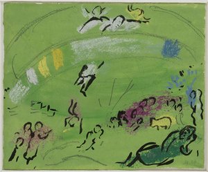 Noah And The Rainbow — Marc Chagall