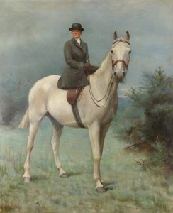 Alice Mary Darby (1852–1931), Mrs Francis Alexander Wolryche Whitmore, On Horseback — Evelyn Blacklock