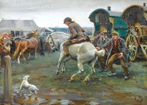 Horse Fair — Sir Alfred James Munnings