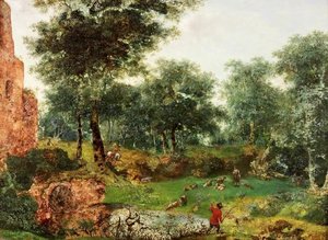 Wooded Landscape — Jan Van Der Heyden