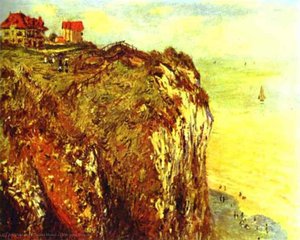 Cliffs Near Dieppe — Claude Monet, Impressionism