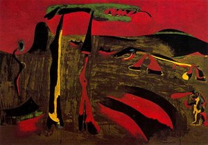 Personajes Ante La Naturaleza — Joan Miró