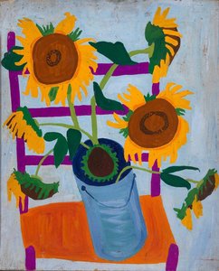 Still Life Sunflowers — William H. Johnson