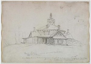 Hornby Lodge — Thomas Cole, Hudson River School