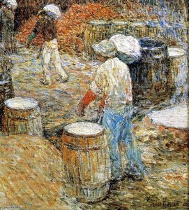 New York Hod Carriers — Frederick Childe Hassam