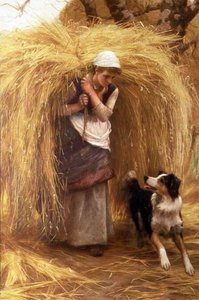 Returning From The Hayfield — Arthur Hacker