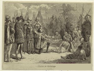 Cartier At Hochelaga — Edwin Austin Abbey