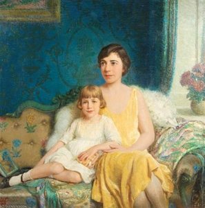 Mother And Child (also known as The Artist-s Family)-