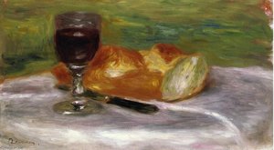 Glass Of Wine — Pierre-auguste Renoir