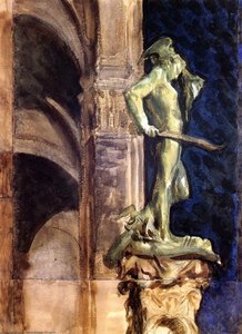 Perseus By Night — John Singer Sargent