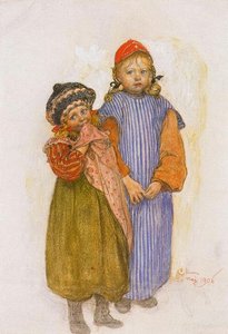 Carpenter Helberg's Girls — Carl Larsson
