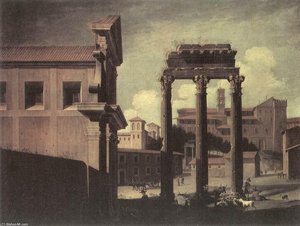 Rome, The Campo Vaccino Looking Toward The Capitoline — Viviano Codazzi