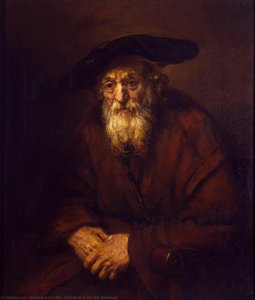 Portrait Of An Old Jew, Eremitage — Rembrandt Van Rijn, Baroque