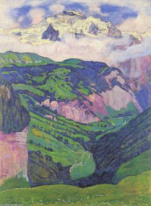 The Lady Of The Isenfluh — Ferdinand Hodler